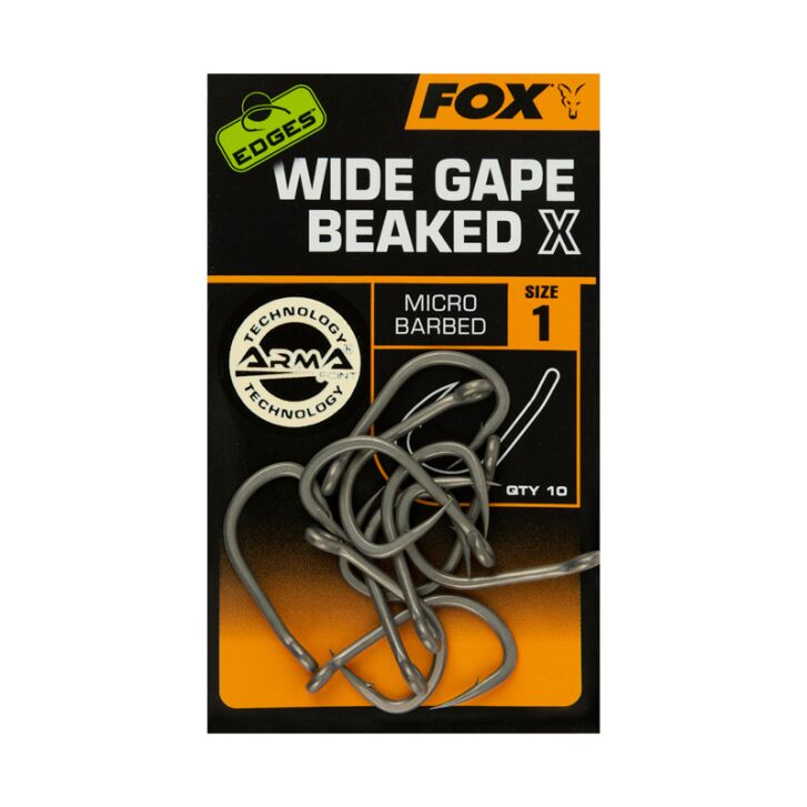 Fox EDGES  Wide Gape Beaked X Size 1