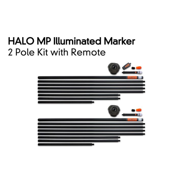 Fox Halo Illuminated Marker Pole ñ 2 Pole Kit Including Remote