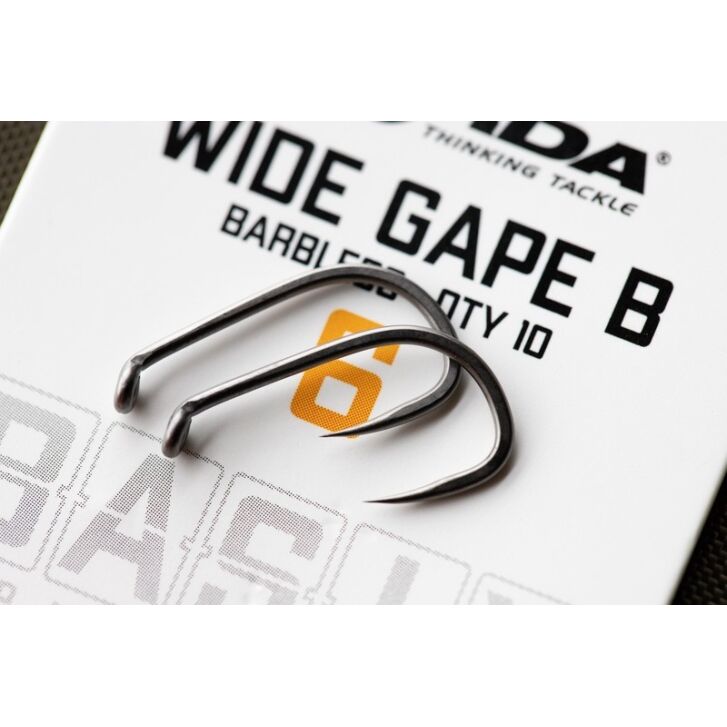 Korda Basix Wide Gape Barbless Size 4