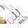 Korda Basix Hair Rigs Wide Gape Barbless Size 6 18lb