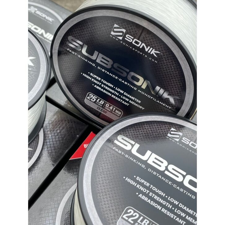 SONIK SUBSONIK CLEAR 22LB 1200m 0.38mm
