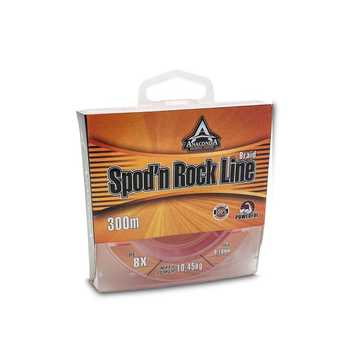 Anaconda Spod¥n Rock Line Orange 300m 0,18mm/10,45kg