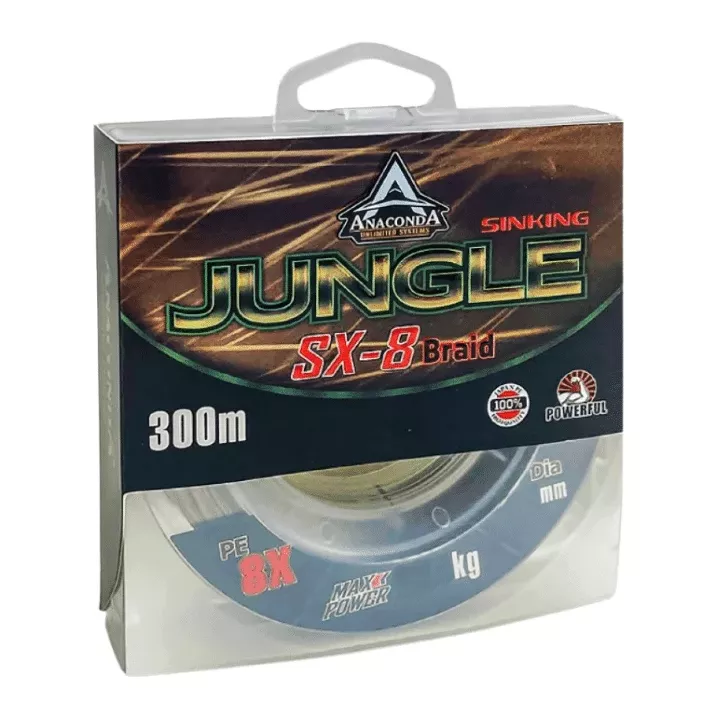 Anaconda Jungle SX-8 Braid Sinking 300m 0,30mm/18,95kg