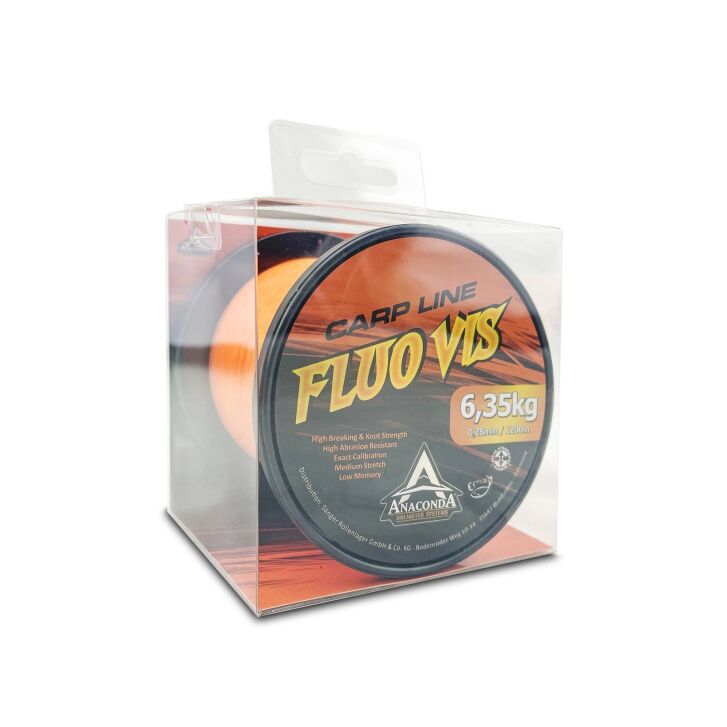 Anaconda Fluo Vis Orange Carp Line 1.200m/0,40mm