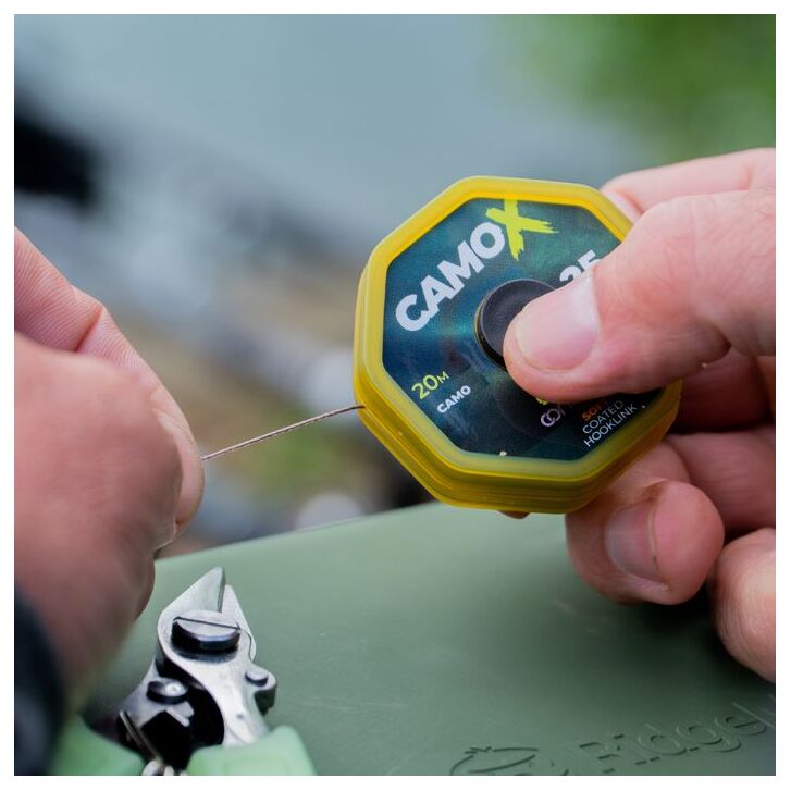 Ridge Monkey ConneXion CamoX Soft Coated Hooklink 20m 25lb