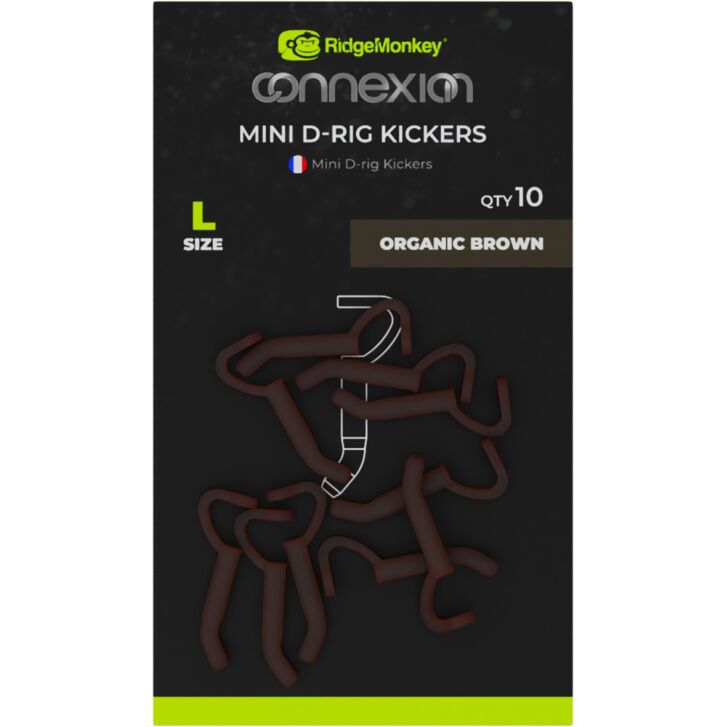RidgeMonkey ConneXion Mini D-Rig Kickers Large Organic Brown