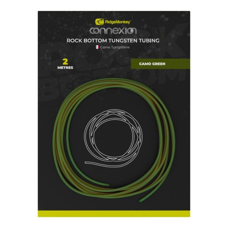 RidgeMonkey ConneXion Rock Bottom Tungsten Tubing Silt Black