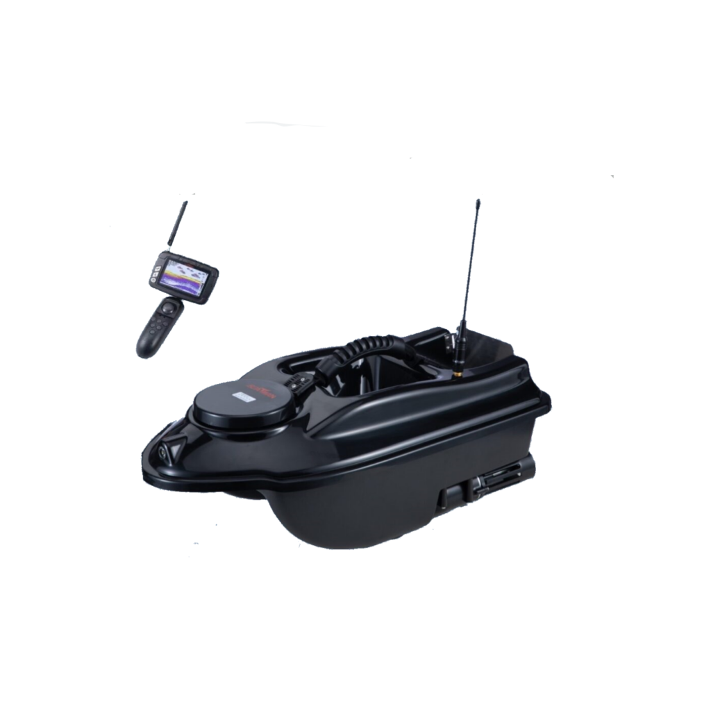 Boatman Actor V7+ met Sonar / Dieptemeter zwart | Voerboten | Voerboot met dieptemeter