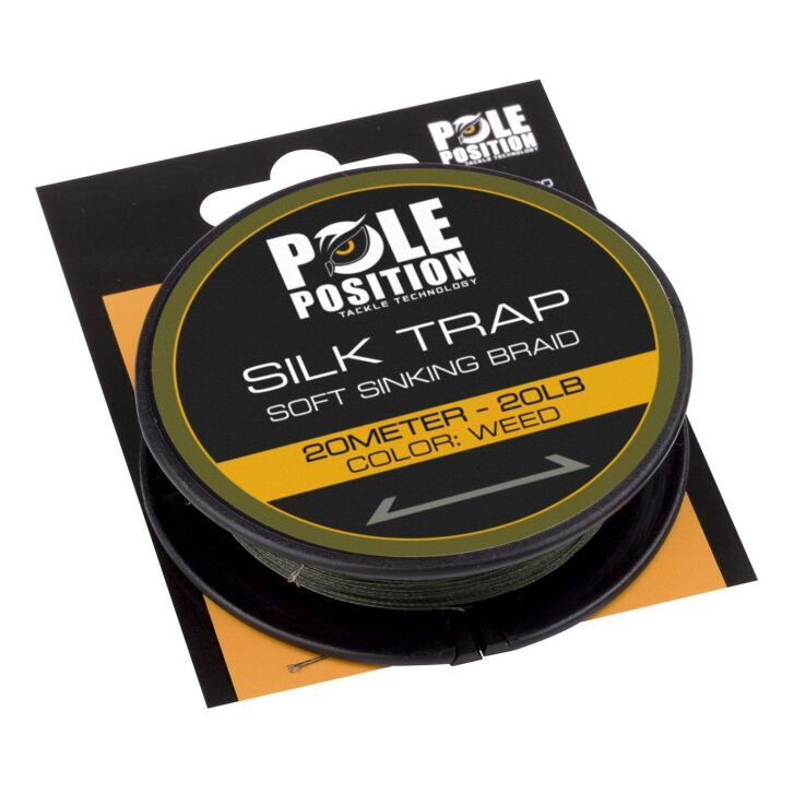 Pole Position Silk Trap Sinking Braid 20LB SILT 20M