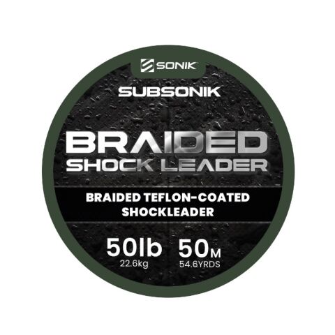 SONIK BRAIDED SHOCK LEADER 50LB