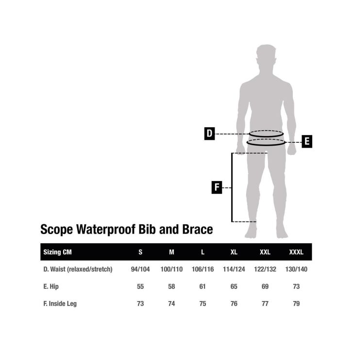 Nash Scope Waterproof Bib and Brace XXXL