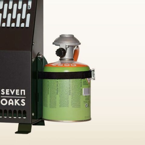 Seven Oaks Toebehoren-Set 2 Kachel gasfleshouder en...