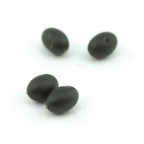 Thinking Anglers oval Rubber Beads 5mm Tungsten (10)