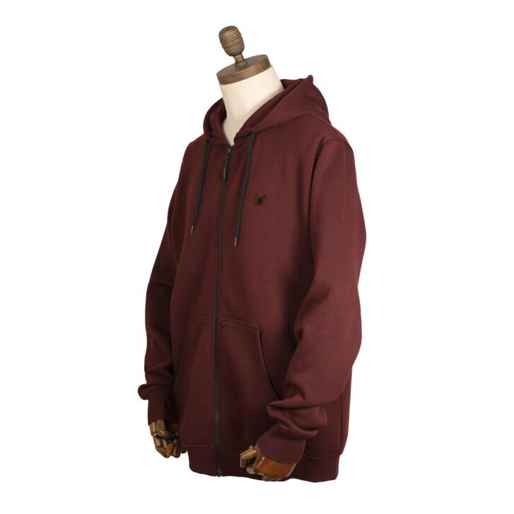 Thinking Anglers Zip Hoody Large Plum