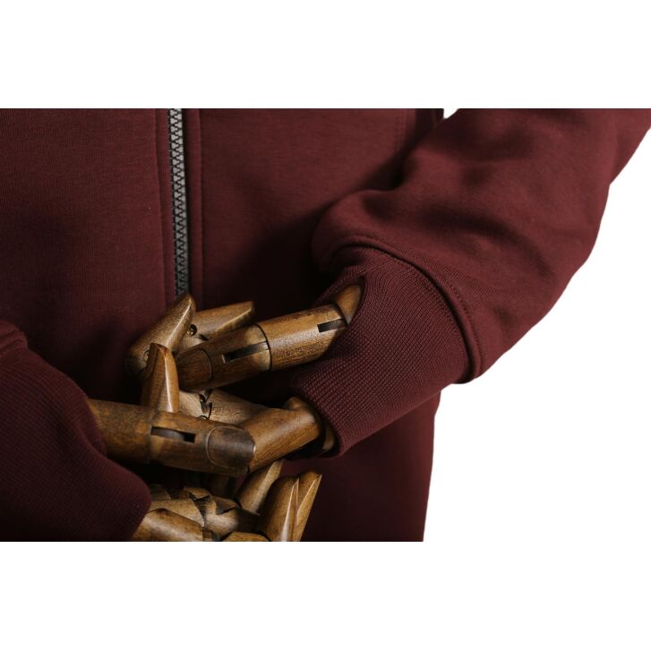 Thinking Anglers Zip Hoody Large Plum