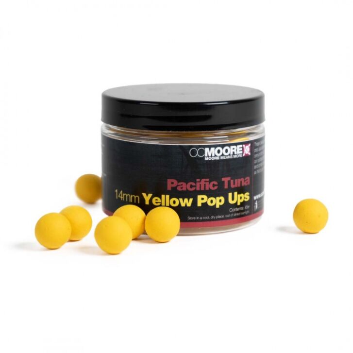 CCMoore Pacific Tuna Yellow Pop Ups 14mm