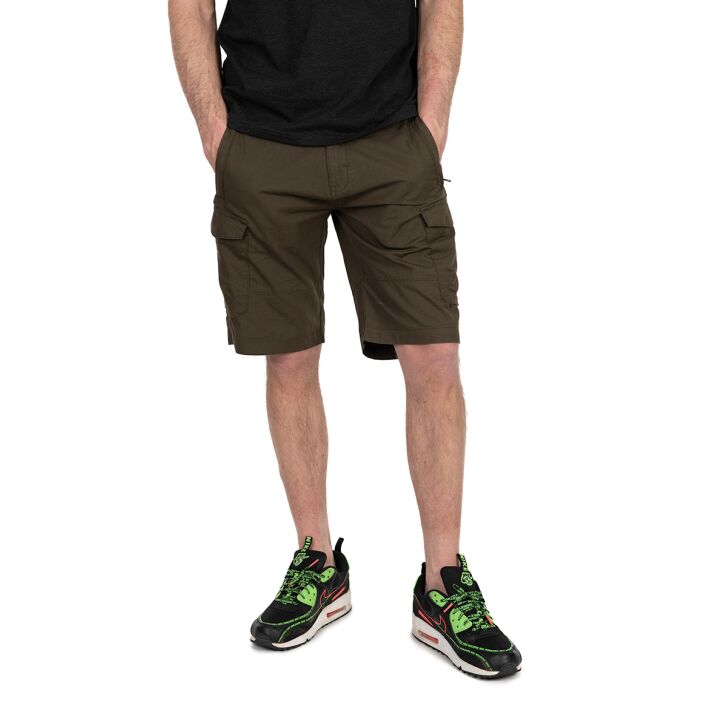 Fox Collection Lightweight Cargo shorts - Green/Black - 2XL