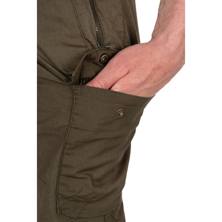 Fox Collection Lightweight Cargo shorts - Green/Black - 2XL