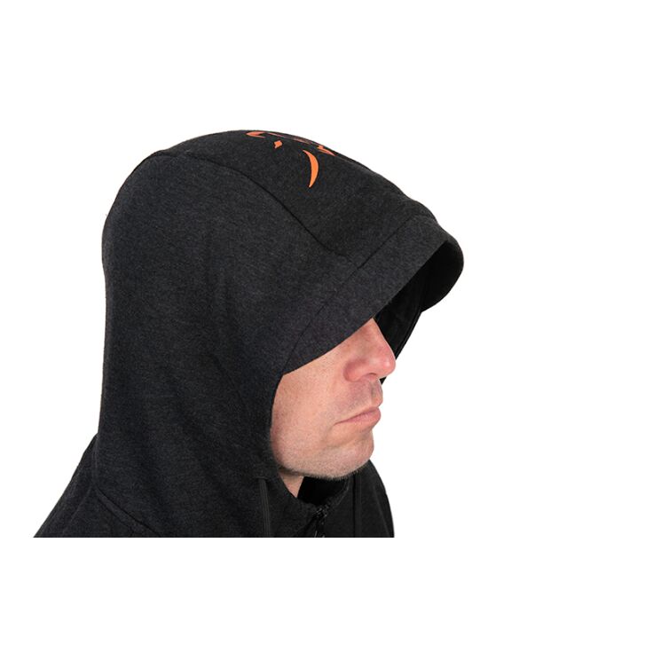 Fox Collection Lightweight Hoody - Black/Orange - L
