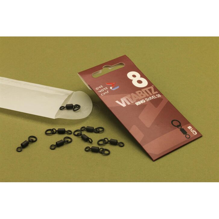 One More Cast Vitabitz Size 8 Ring Swivels