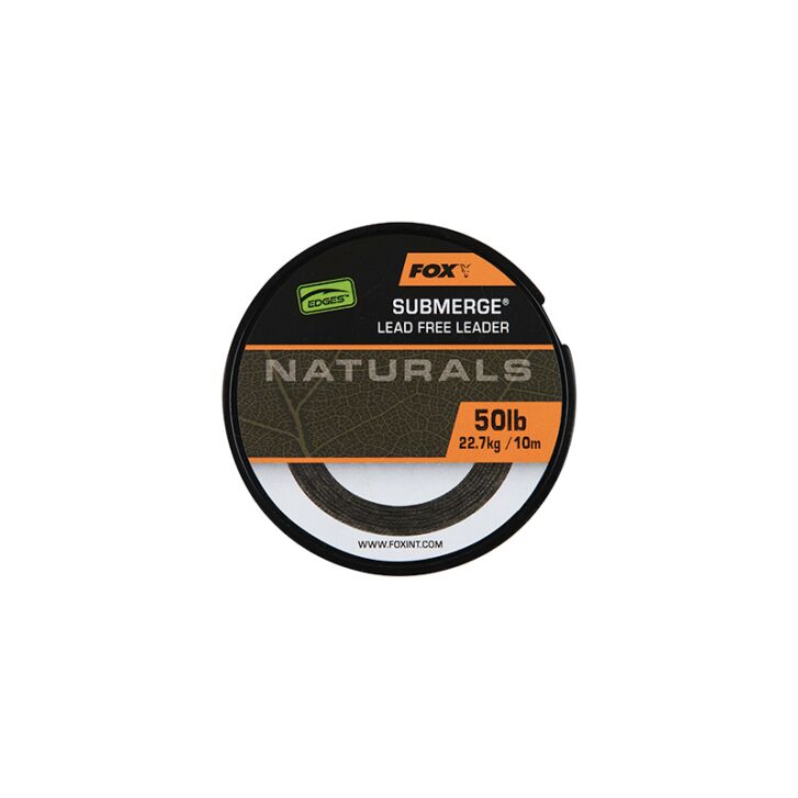 Fox EDGES Naturals Submerge Leader x10m 40lb/18.1k