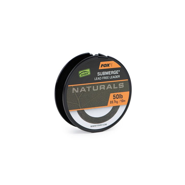 Fox EDGES Naturals Submerge Leader x10m 40lb/18.1k