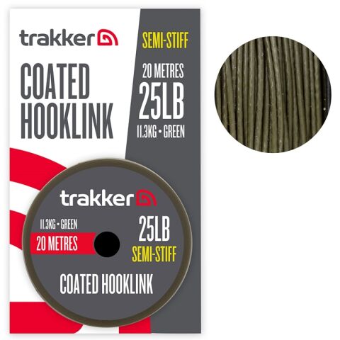 Trakker Semi Stiff Coated Hooklink (25lb)(11.3kg)(20m)
