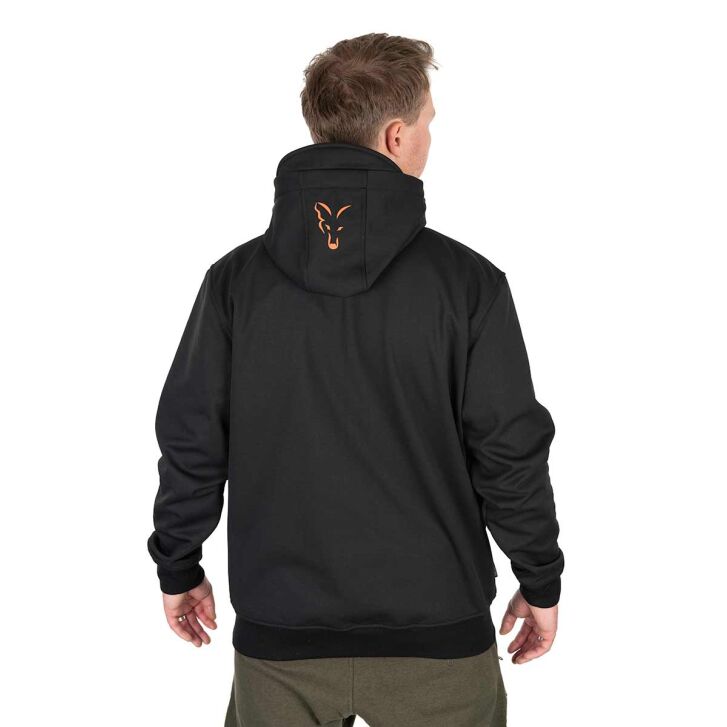 Fox Collection  Soft Shell Jacket Black/Orange Medium
