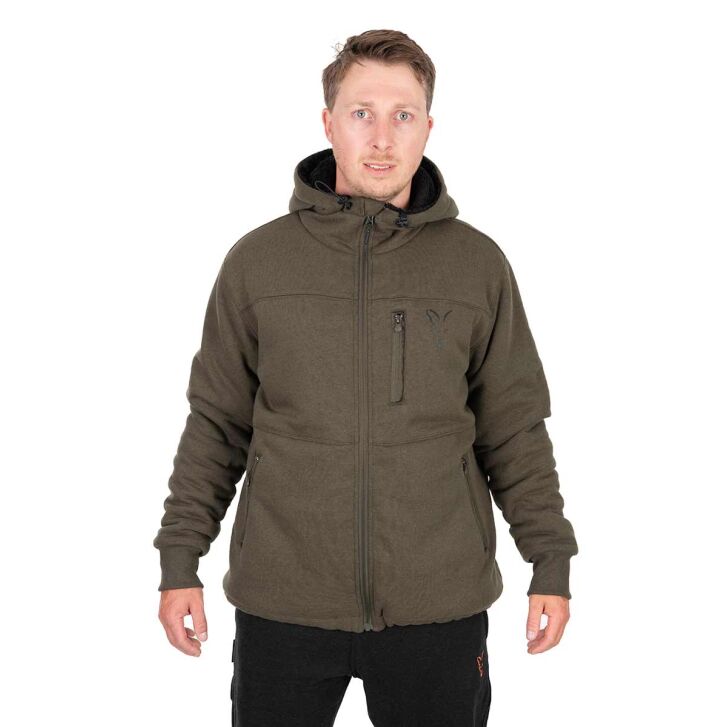 Fox Collection  Sherpa Jacket  Green/Black  Small