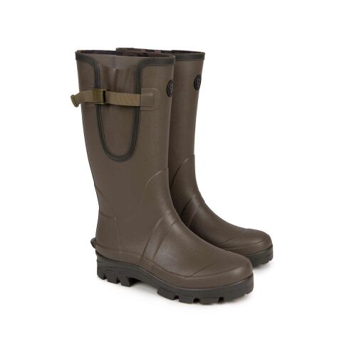 Fox Neoprene lined Camo/Khaki Rubber Boot  (Size 10)
