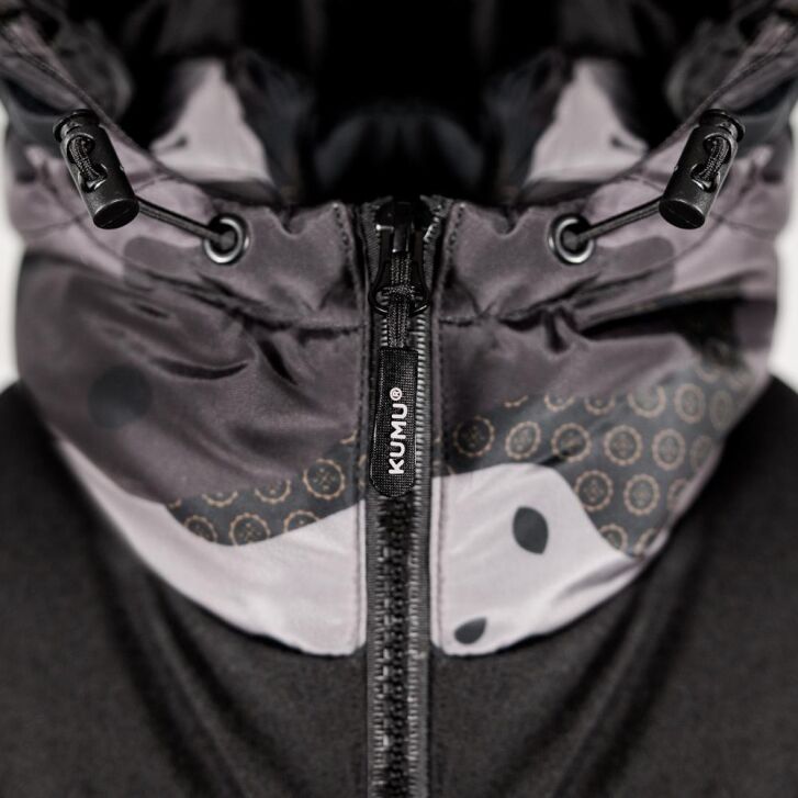 Kumu Deception Jacket Puffa Cammo Greyscale Medium