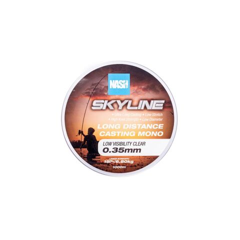 Nash Highline Mono Clear 12lb 0.30mm 1000m
