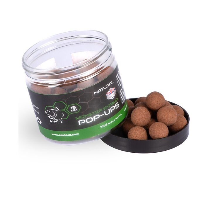 Nash Monster Shrimp Pop Ups 12mm 75g Pink
