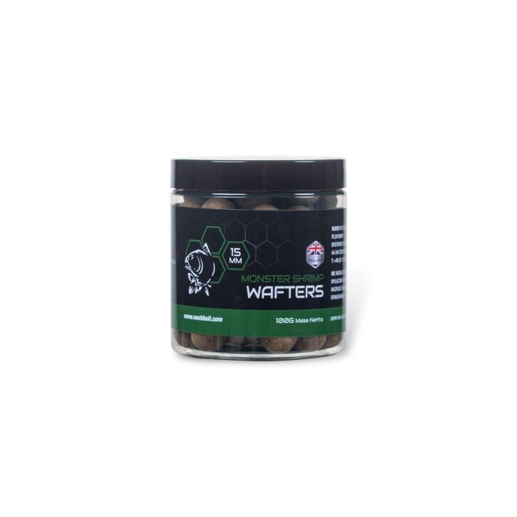 Nash Monster Shrimp Wafters 15mm 100g