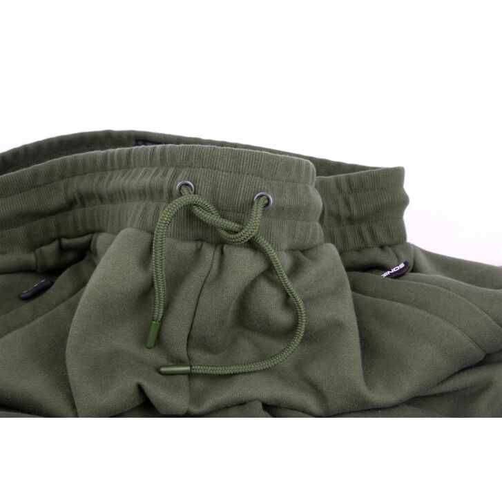 Sonik Green Fleece Shorts -L