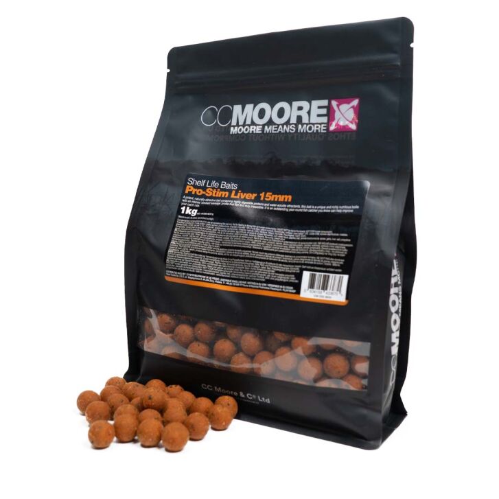 CC Moore Pro-Stim Liver Boilies 10mm 1kg