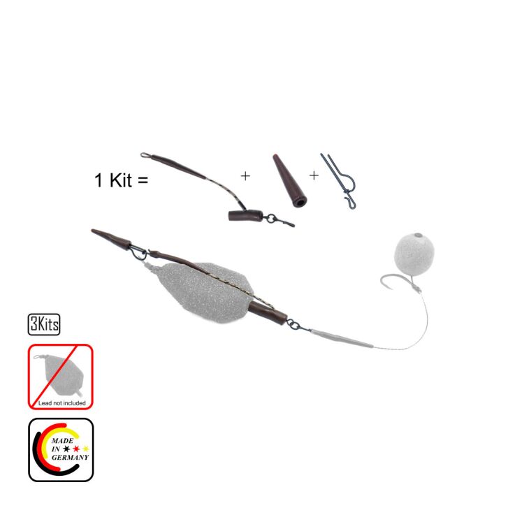 Poseidon Multi Lead Action Kit Size "L" 170/ 227gr; 6/ 8oz (3 per pakje)