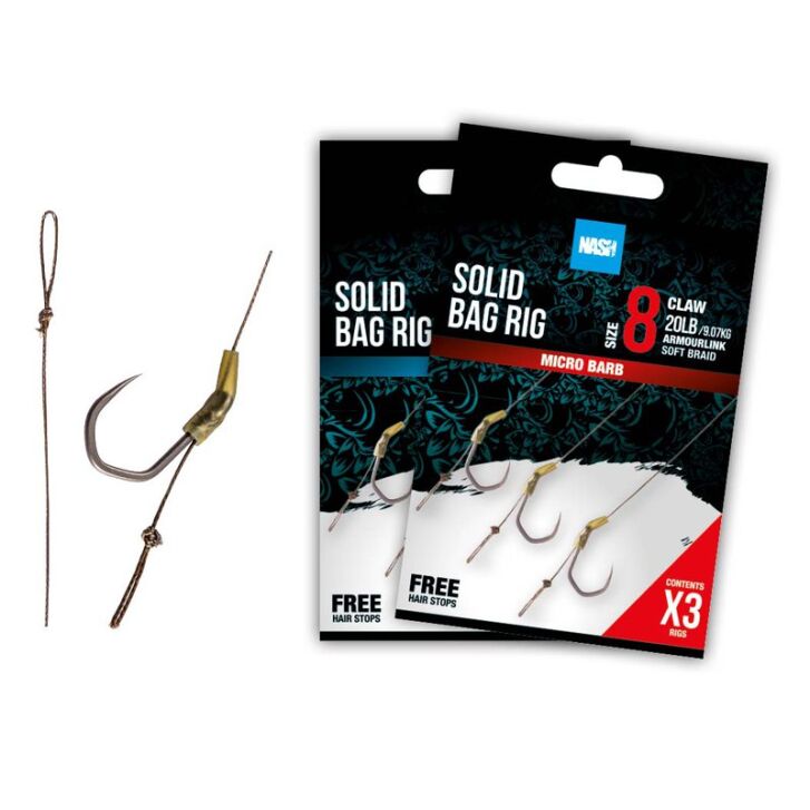 Nash Solid Bag Rig Size 8
