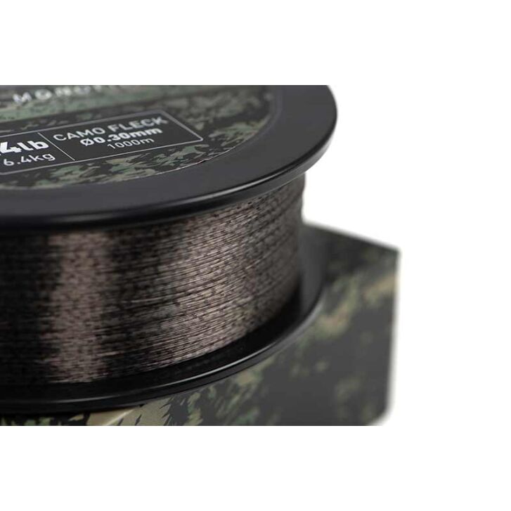 Fox Soft Steel Fleck Camo Mono 14lb (6.4kg) 0.30mm x 1000m