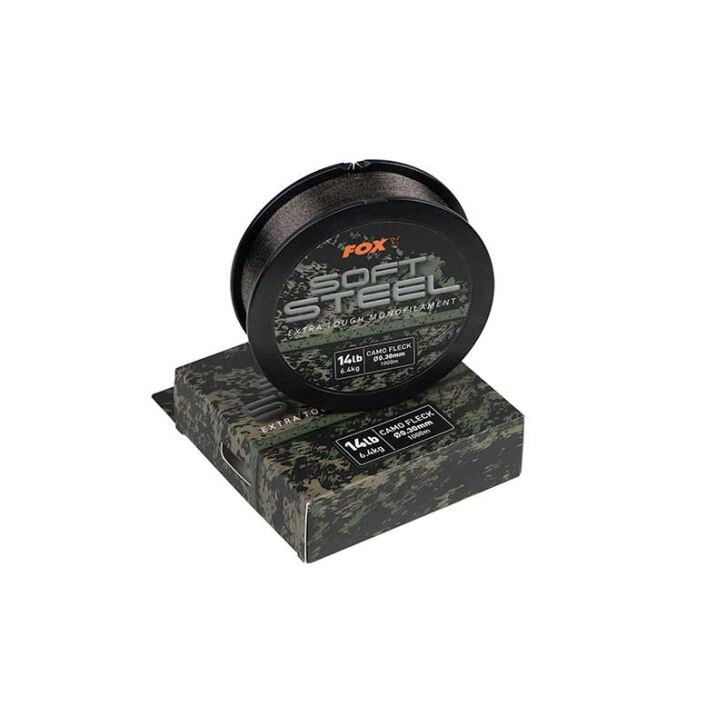 Fox Soft Steel Fleck Camo Mono 14lb (6.4kg) 0.30mm x 1000m