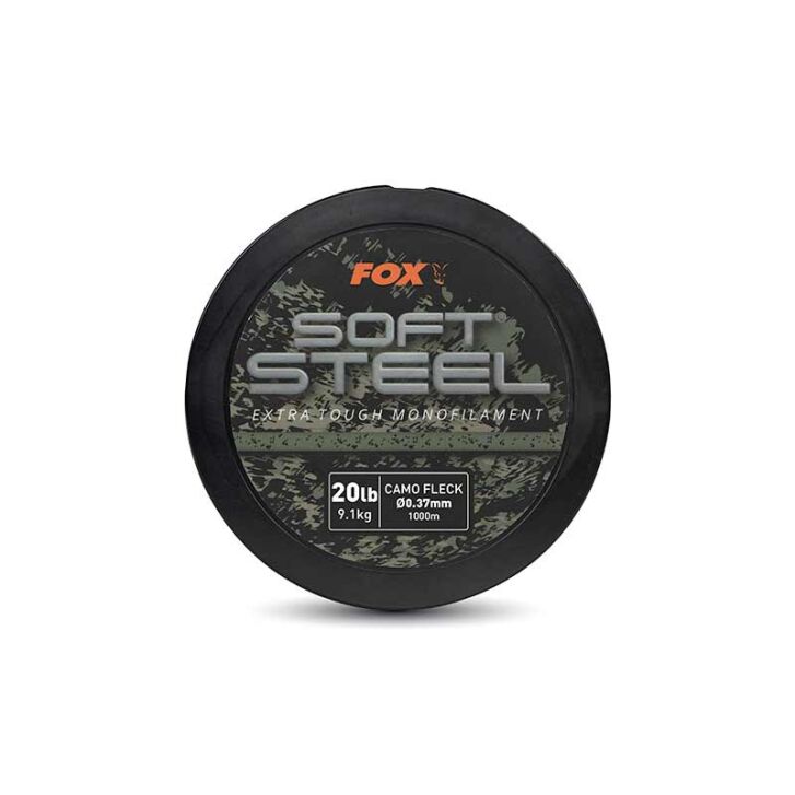 Fox Soft Steel Fleck Camo Mono 20lb (9.1kg) 0.37mm x 1000m