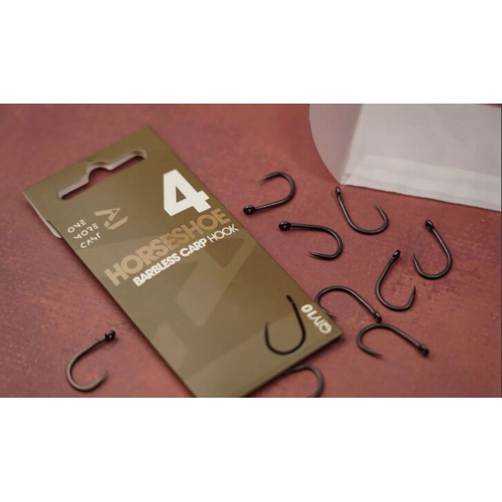 One More Cast Horseshoe Hooks Barbless Size  4