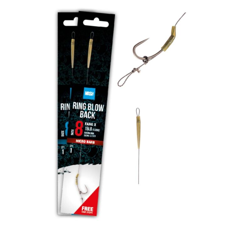 Nash Ring Blow Back Rig 2024 Size 6 Barbless