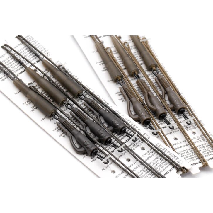 Korda Kable Leadcore Leader Hybrid Lead Clip QC Swivel Gravel 50cm