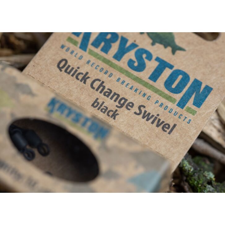 Kryston Quick Change Swivel black #7, 10pc