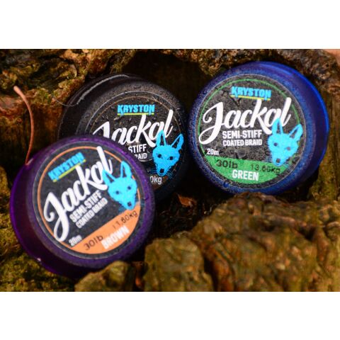 Kryston Jackal Semi-Stiff Coated 20m 20lb B. Dark