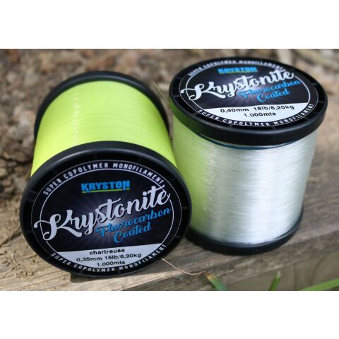 Kryston 1000m 18lb Krystonite Super Mono chartreuse