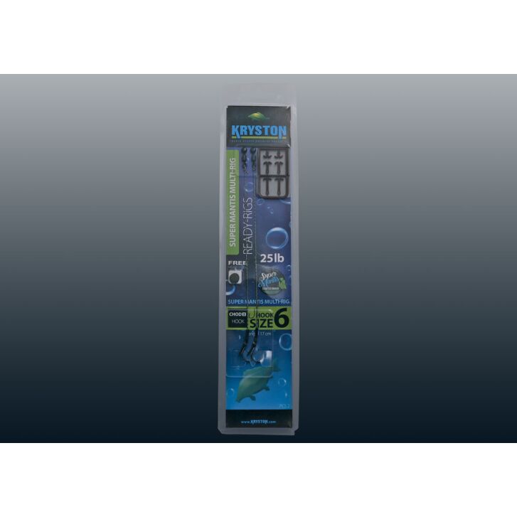 Kryston 25lb 17cm Super Mantis Multi-Rig #8, 2pc