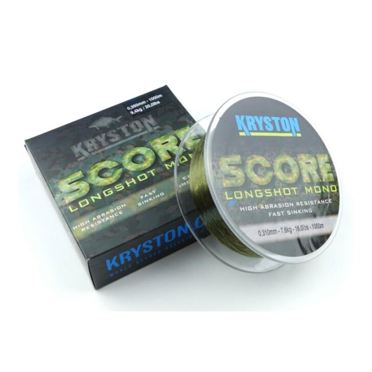 Kryston 1000m 14lb-0,28mm  Oblivion Super Grade oliv