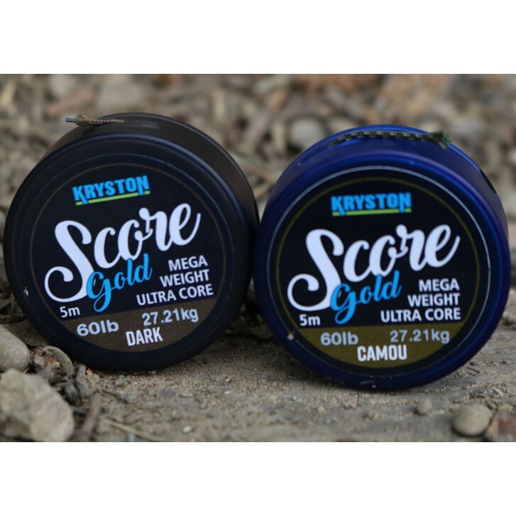 Kryston 5m 60lb Score GOLD Heavyweight Leadcore Camou